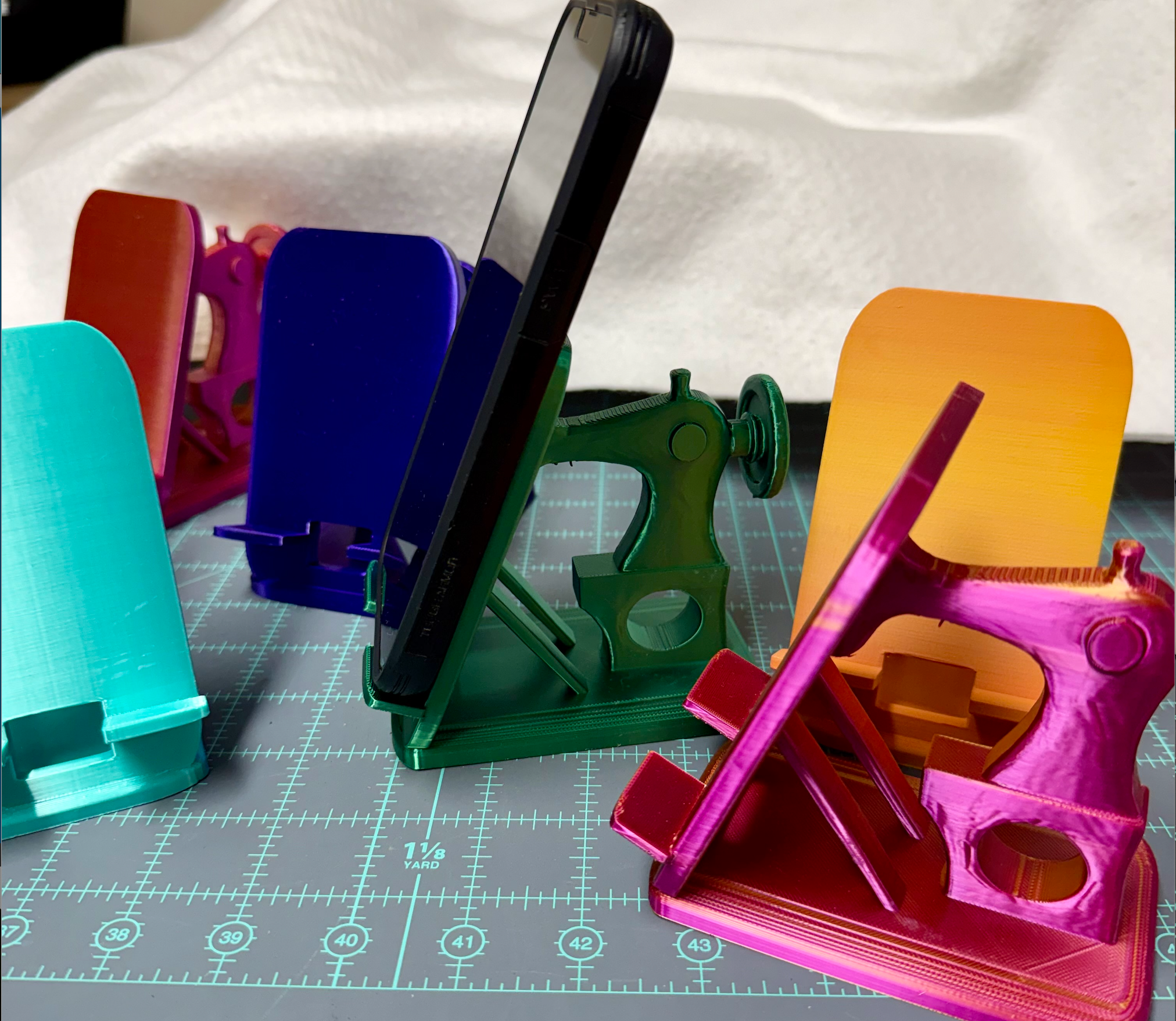 Sewing Machine phone holders-colors vary