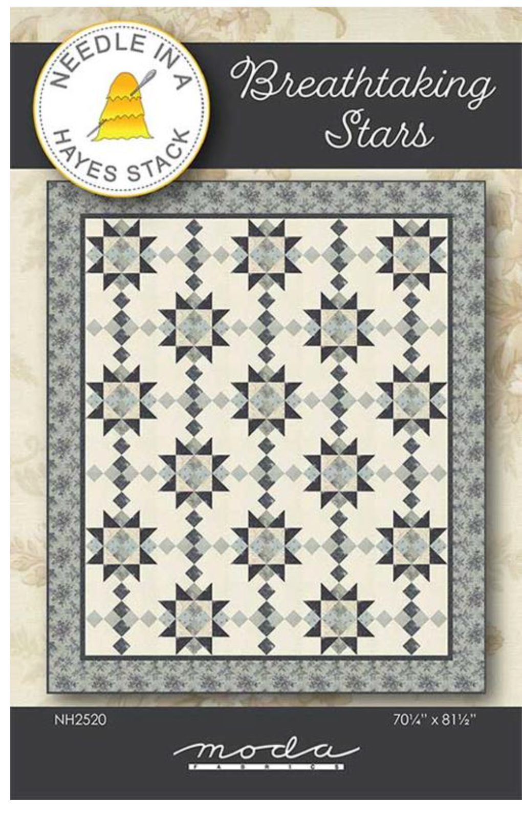 Breathtaking Stars Kit- top & binding, 70.25x80.5"