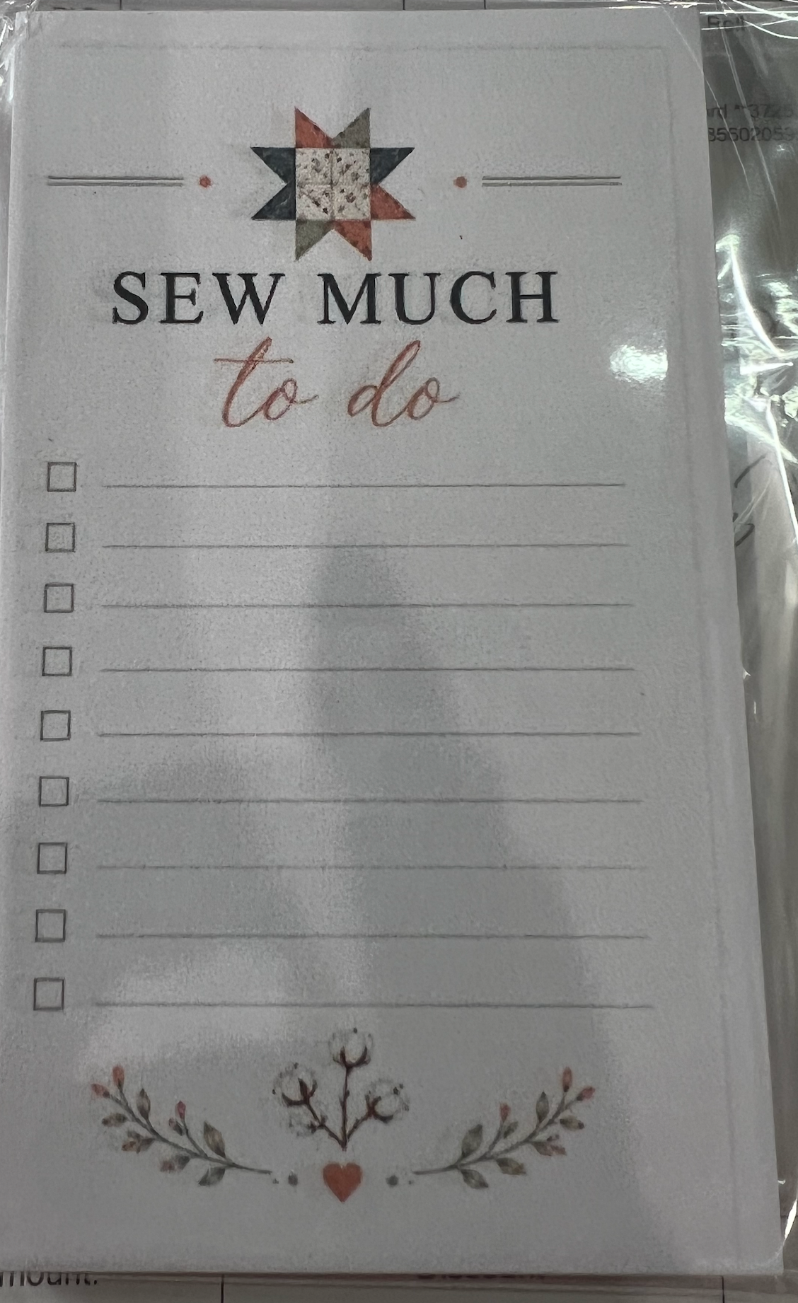 Sew Much to Do Mini notepad