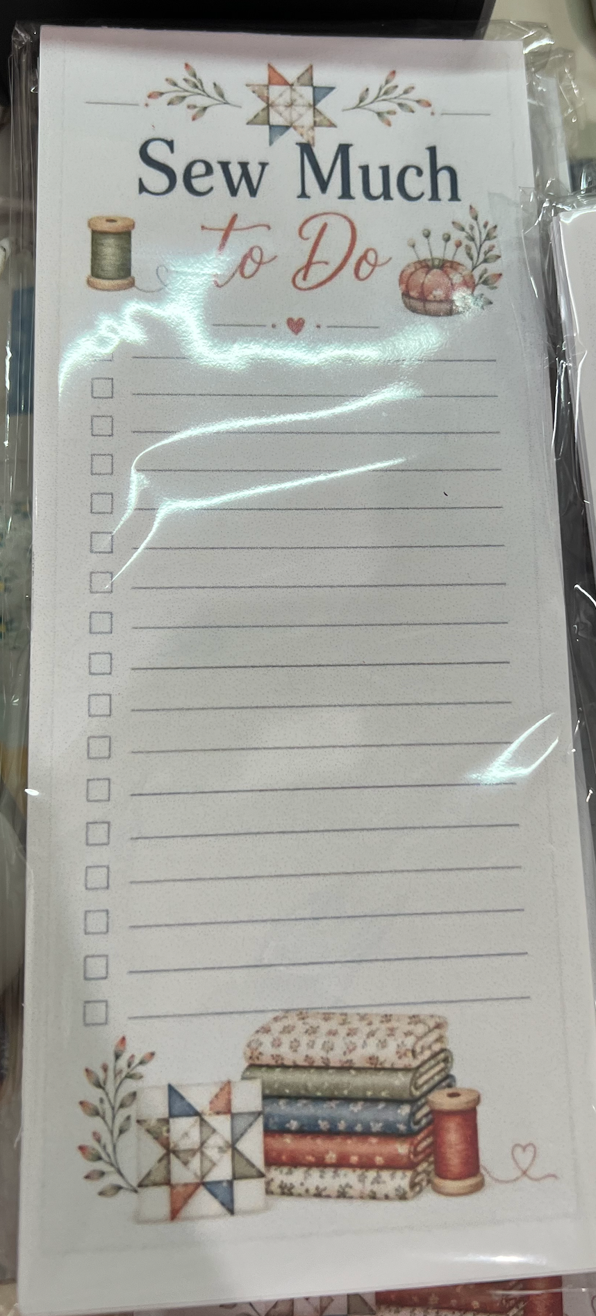 Sew Much to Do Magnetic Notepad