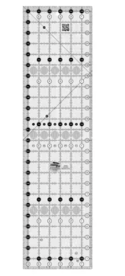 Creative Grids Quilt Ruler 6-1/2in x 24-1/2in Rectangle