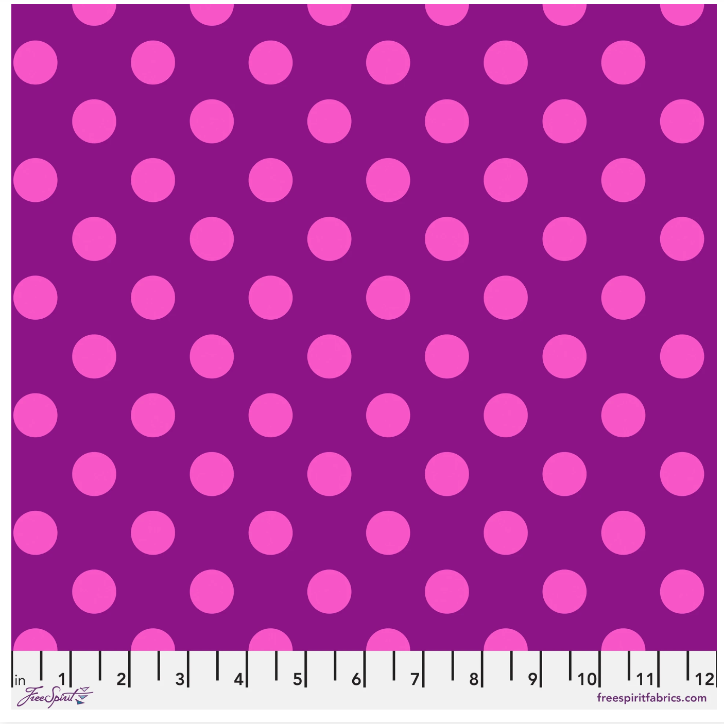 Tula Pink-True Colors-Pom Pom Foxglove