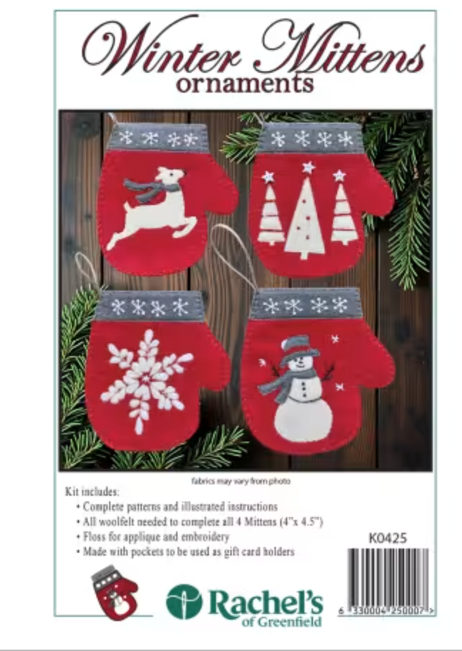 Winter Mittens Ornaments