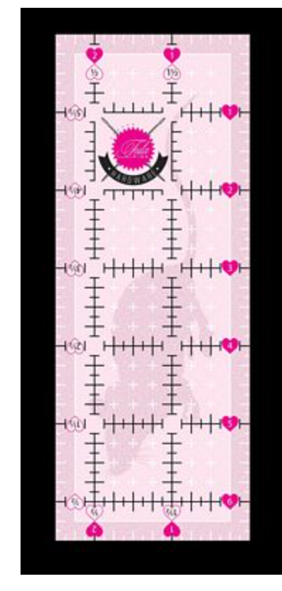 Tula Pink 2.5x6.5 Non slip Mouse Ruler