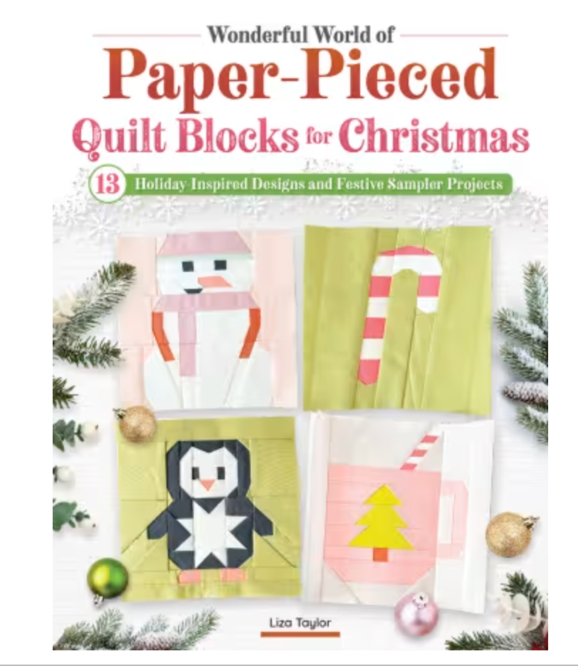 Wonderful World of Paper Pieced Quilt Blocks for Christmas Book