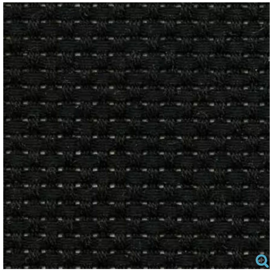 COSMO Embroidery Cotton Cloth for Cross Stitch Precuts 14ct Black
