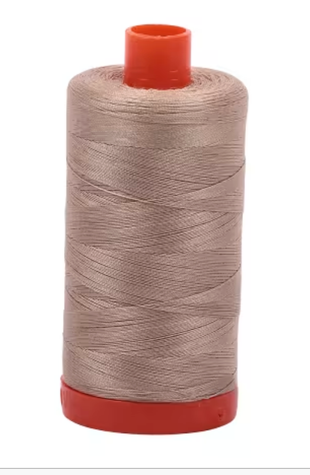 AURIFIL-Mako Cotton Thread Solid 50wt 1422yds Sand