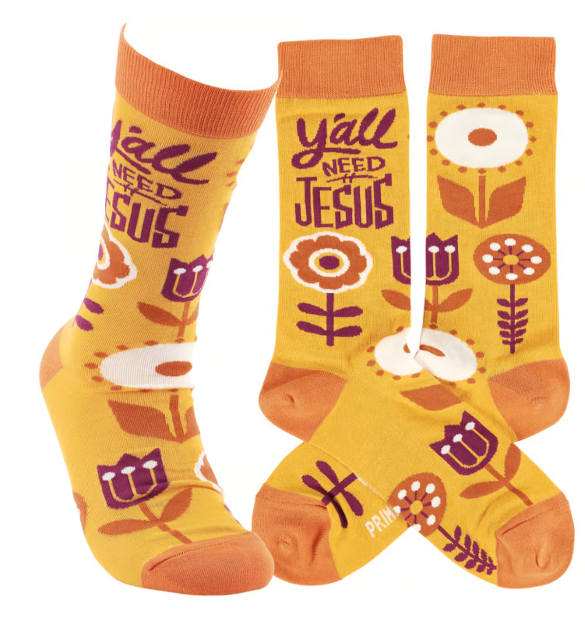 Y'all Need Jesus Socks