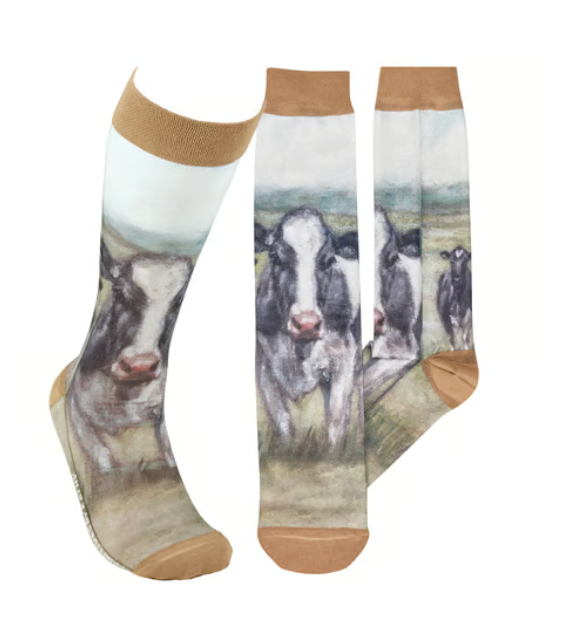 Dairy Cow Socks