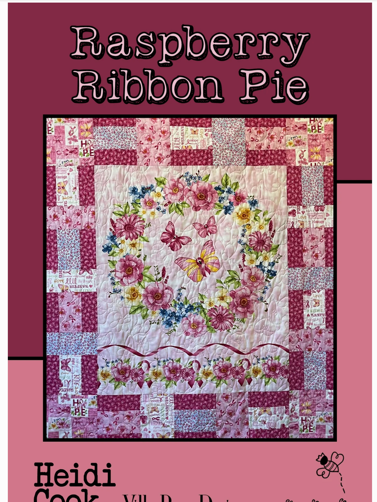 Raspberry Ribbon Pie Pattern
