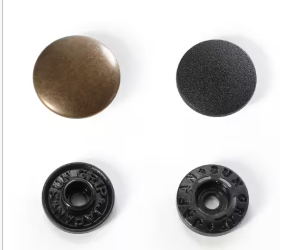Tool-free Snaps - Set of Four - Antique Brass