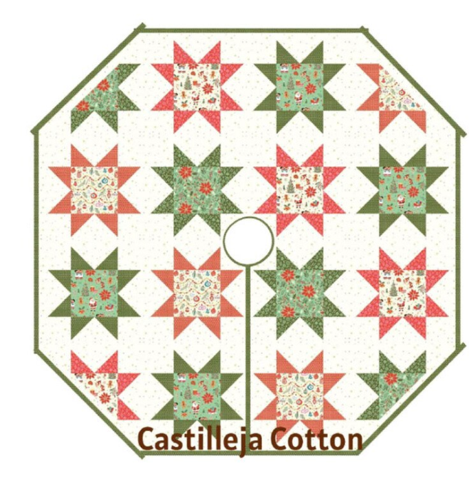 Christmas Cheer Tree Skirt Pattern