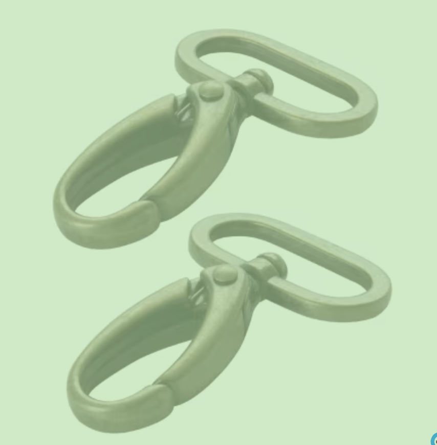 Swivel Hook 1-1/2in Antique Brass Set of Two