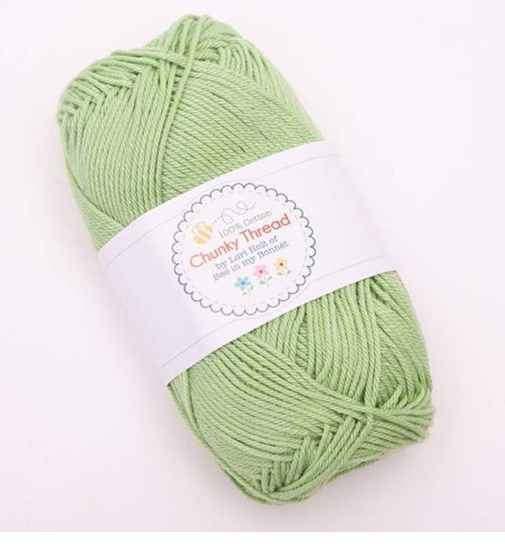 Chunky Thread Cotton Yarn-50g Skein-Spring Green