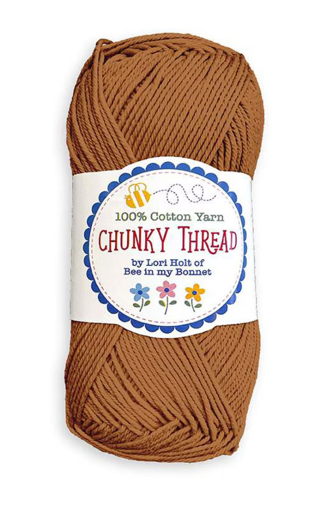 Chunky Thread Cotton Yarn-50gt Skein-New Penny