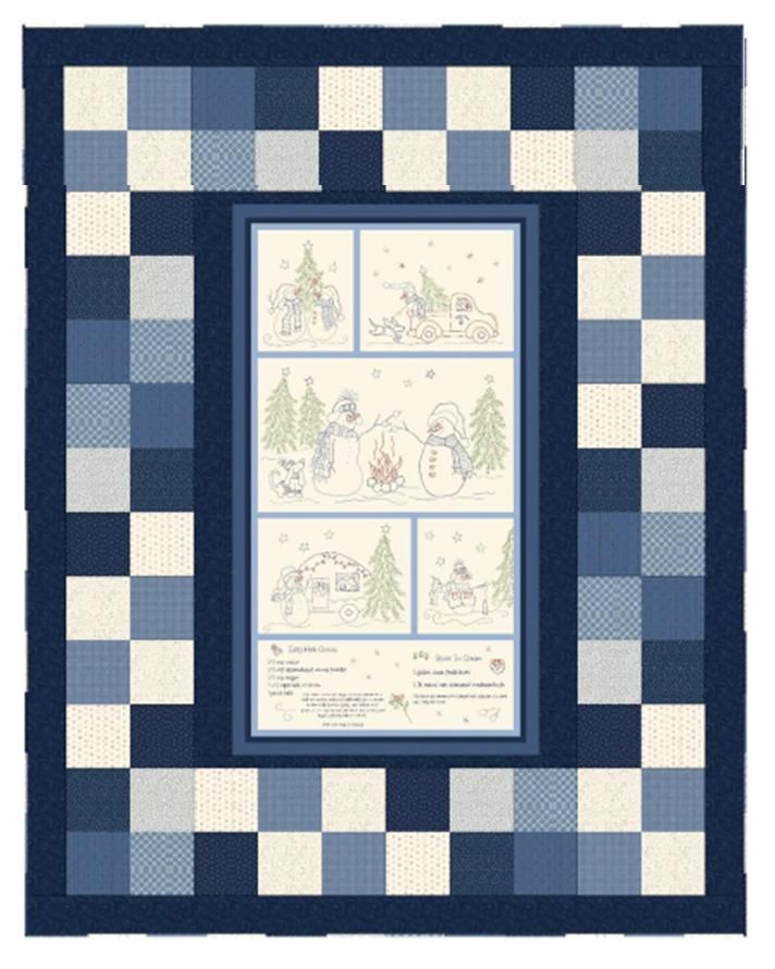 Snowfolks Quick and Cozy Quilt kit