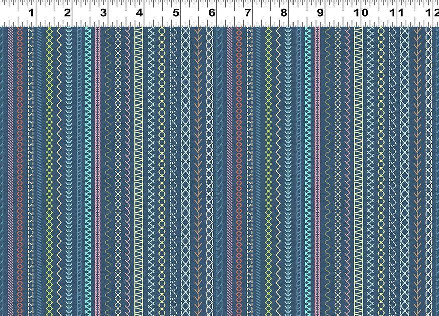 The Secret Life of Squirrels IV - Stripe Dark Denim