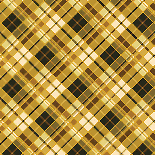 Harvest Festival-Autumn Plaid Gold