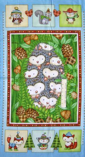 HEDGEHUGS PANEL APPROX 23.5X42