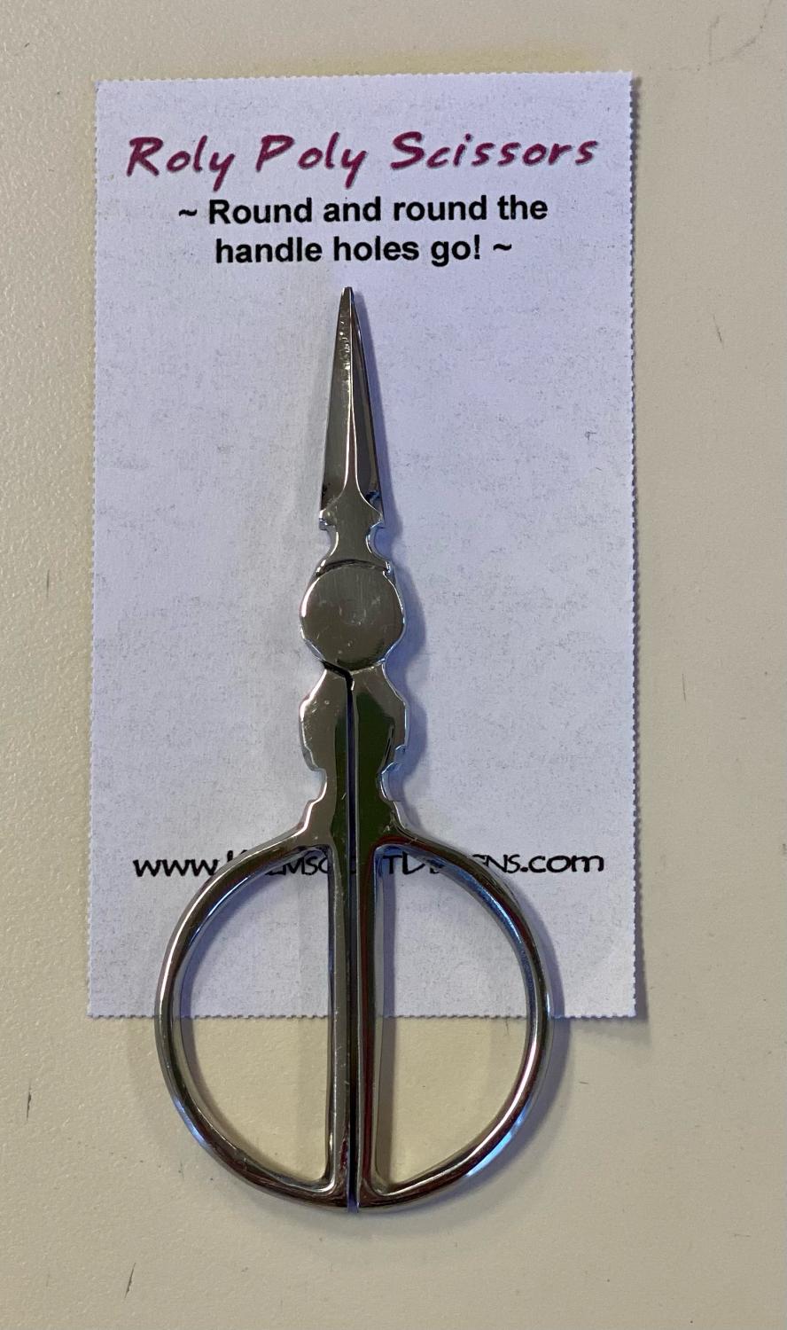 SILVER ROLY POLY SCISSORS